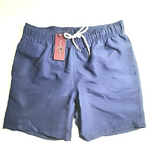 🏷 NWT BLACK BROWN 1826 SWIM TRUNKS ☆ MEDIUM